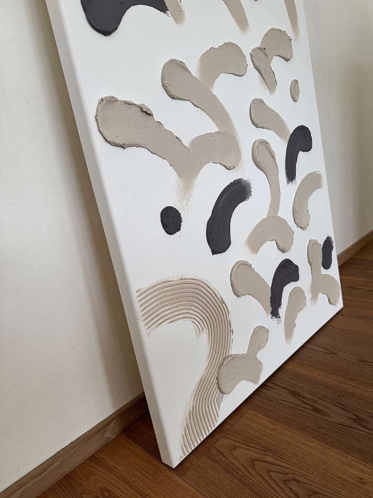 Dipinti: Modernes abstraktes Gemälde, 70x140 cm – Nuovo (secondo la descrizione) da Triesen venduto da atos87 3