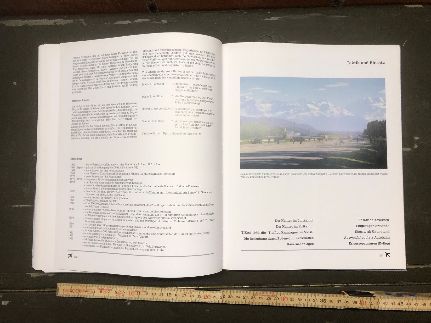 Libri: Schweizer Armee Luftwaffe Buch HUNTER Air Force Kampfjet – Usato da Madiswil venduto da TEMISO 6