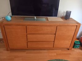 Sideboard aus Eichenholz mit Schubladen guter Zustand