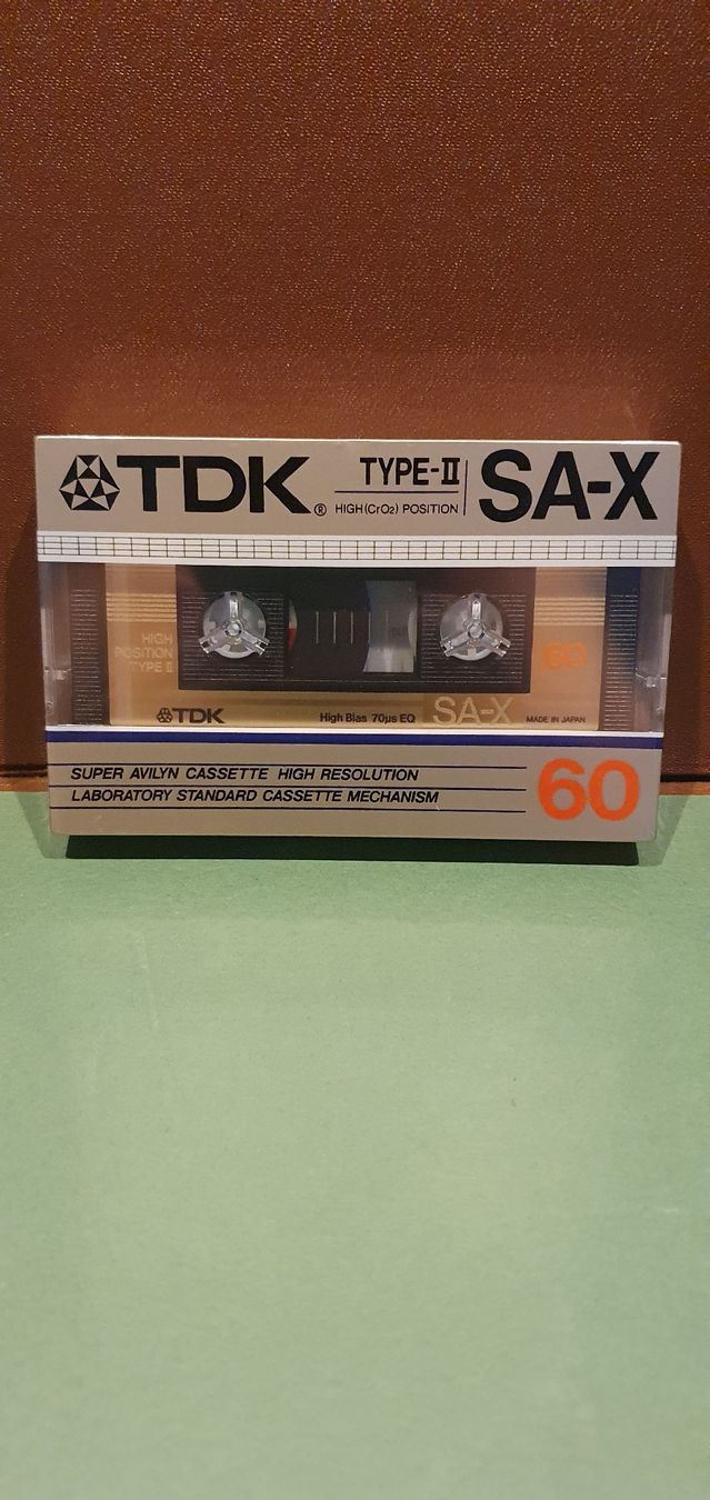 Kompaktkassetten: 1 Cassette Audio TDK SA-X 60  – Neu und originalverpackt aus Sion von Timevintage