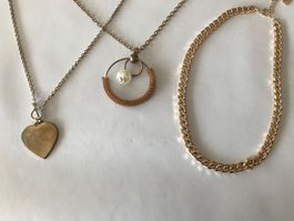 Vintage lot de bijoux plaqué or