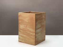 Terracotta Topf, Pflanzgefäss, quadratisch und vielseitig!