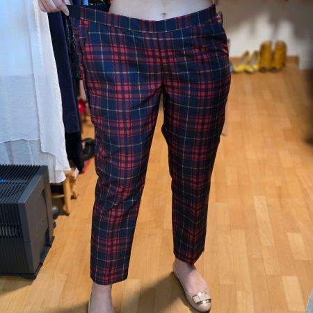 Karierte Hose XL – elegant