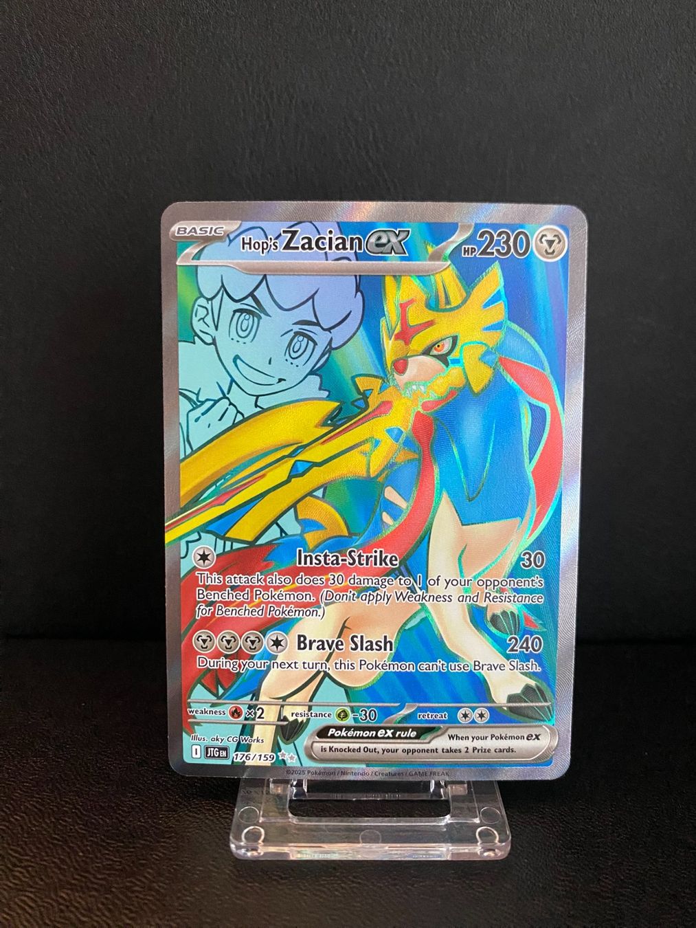 Pokémon Sammelbilder & Trading cards: Hop's Zacian ex – Gebraucht aus Winterthur von PikaPoki