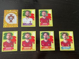 Panini World Cup 2026 - Lot Portugal Écusson + 6 Joueurs⁠