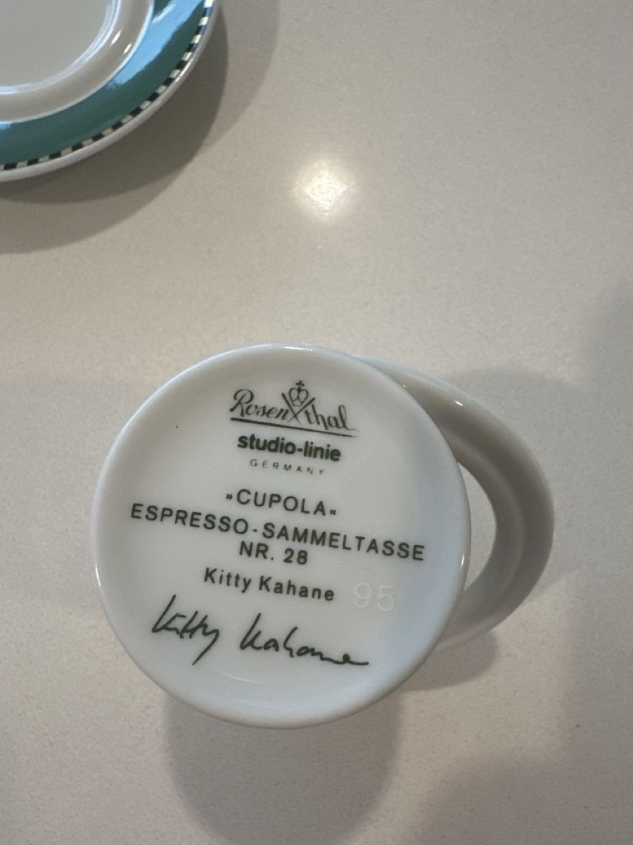 Rosenthal Set di piatti: Rosenthal Studio Line Espresso Sammeltasse – Nuovo (secondo la descrizione) da St. Gallen venduto da Ursula66 2