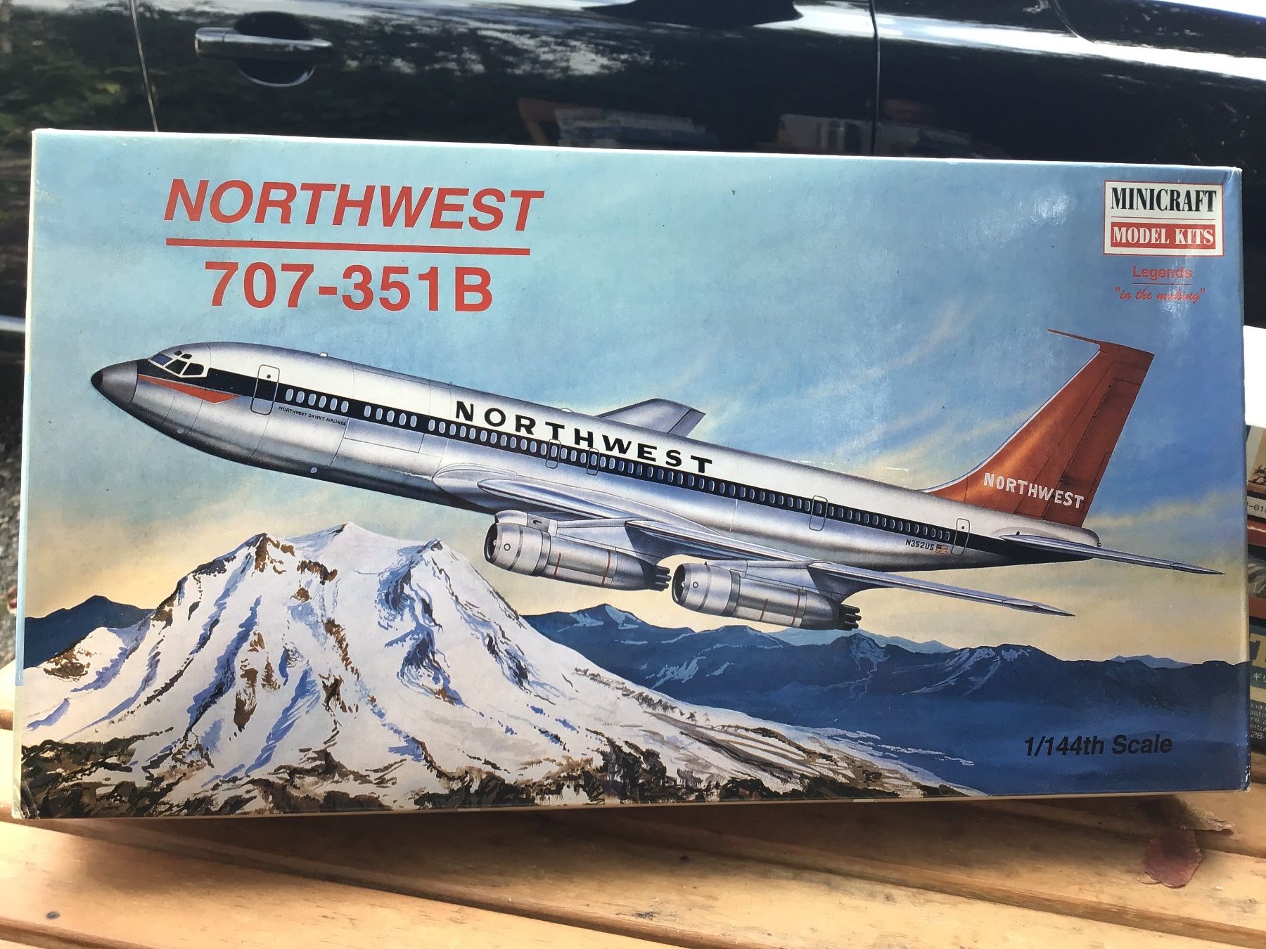 Boeing Kits de montage: Minicraft Northwest 707-351B, 1/144, Modelbausatz – Neuf (Voir description) à Männedorf par Modell-Spezialisten