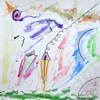 Surreale Zeichnung: The rocket