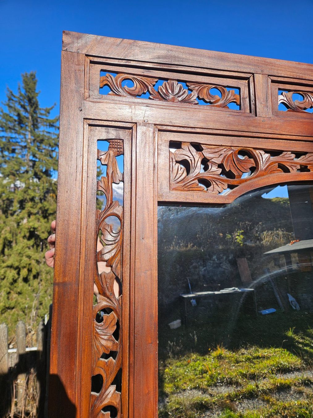 Specchi: Miroir ancienne bois sculpté – Usato da Haute-Nendaz venduto da Bart84 3