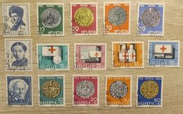 Lote sellos Suiza Pro Patria