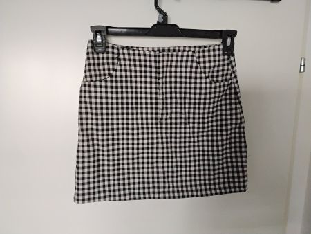 Jupe Pull&Bear vichy noir blanc taille M