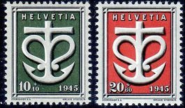 1945 SYMBOL - GLAUBE - LIEBE ** POSTFRISCH ** N338