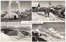 Leysin - 4 Bild AK Berneuse