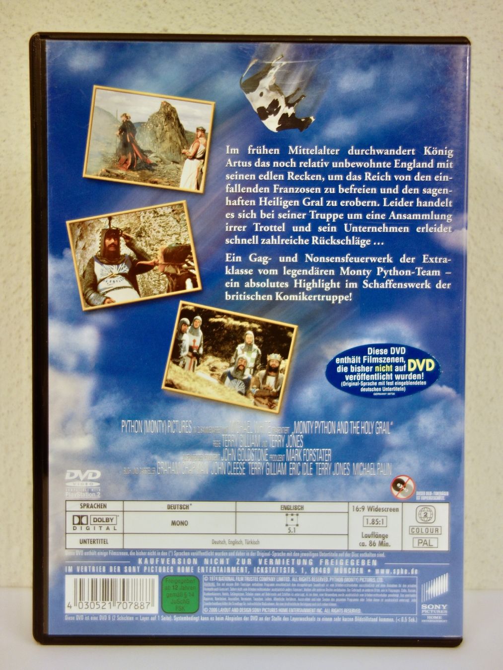 Alle DVDs: DVD MONTY PYTHON - DIE RITTER DER KOKOSNUSS Kultfilm – Neu (gemäss Beschreibung) aus Kerzers von wisaundso 1