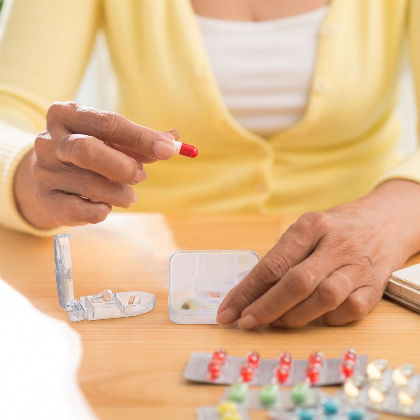 Contenitori & Simili: Pillendose + Tablettenteiler im 3er Set – Nuovo e nell'imballaggio originale da Gerlafingen venduto da Tsuru 1