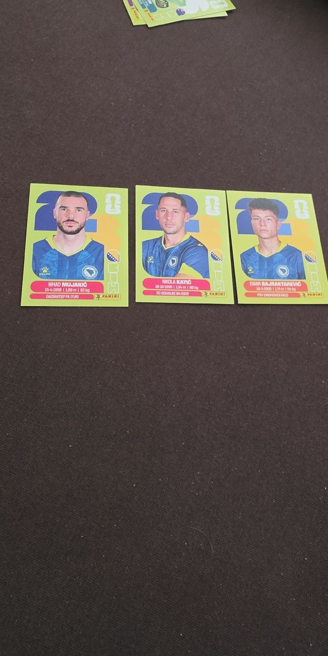Panini Carte collezionabili: Panini Bosnien Katic BIH 6 7 15  – Nuovo e nell'imballaggio originale da Buchs AG venduto da wickyjen88