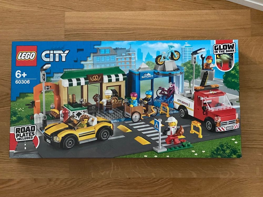 Lego City 60306 Einkaufsstrasse mit Geschäften | Kaufen auf Ricardo