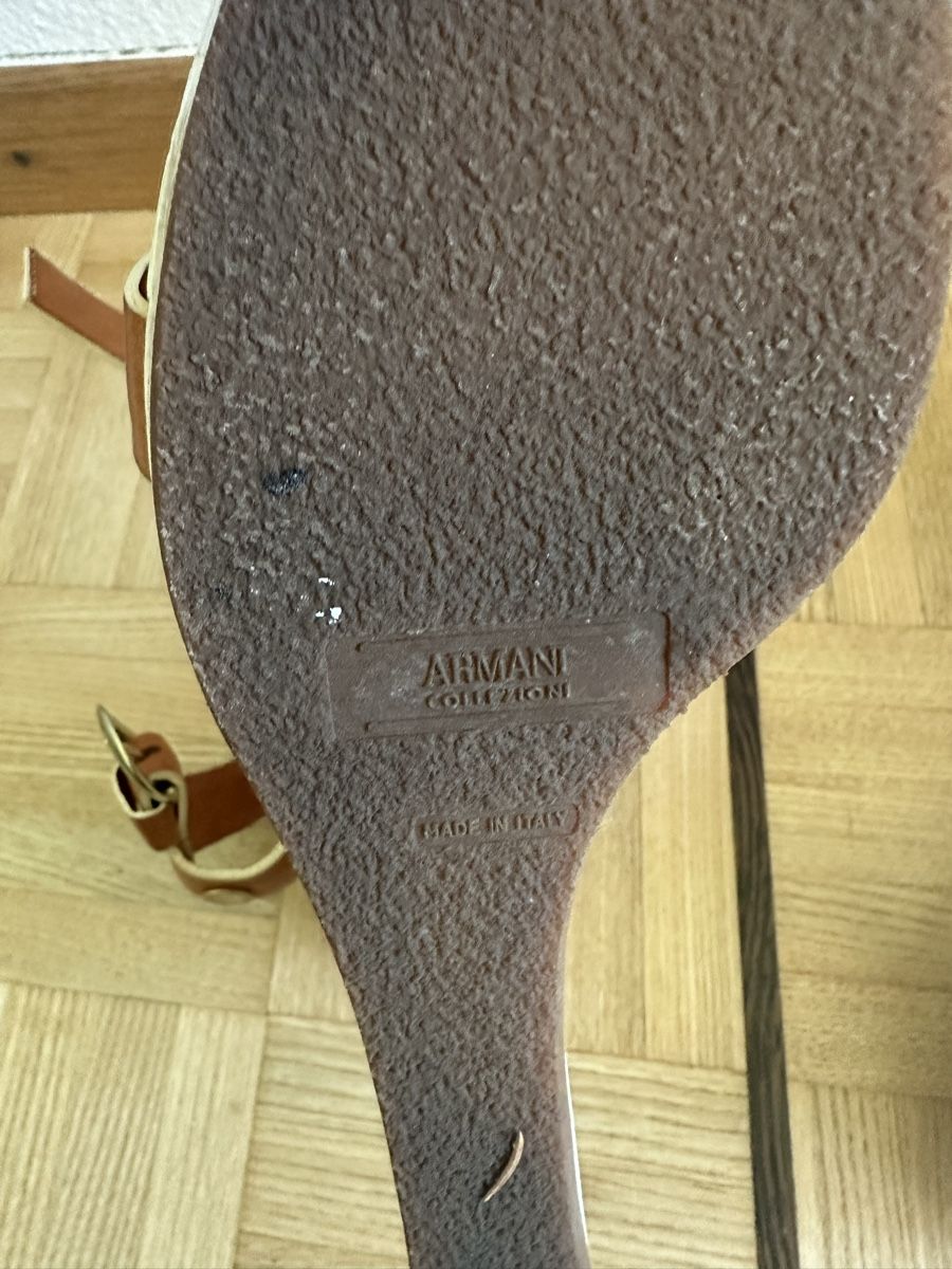 Armani Scarpe da donna: Armani Collezioni Sandalen – Usato da Paradiso venduto da kat_srp7 4