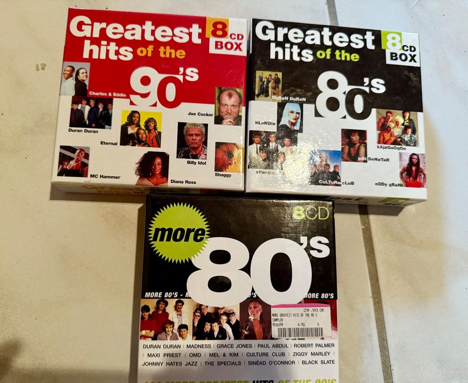 3 CD Boxen Greatest Hits 80s und 90s (Gebraucht) in Zofingen für CHF 7 ...