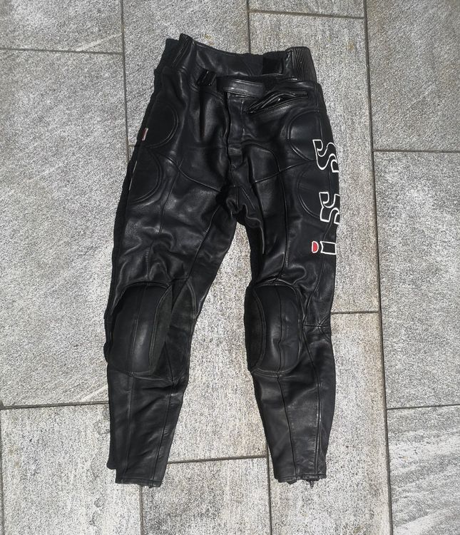 IXS Damen Lederhose Gaucho III Motorradhose Schwarz NEU Ausverkauf