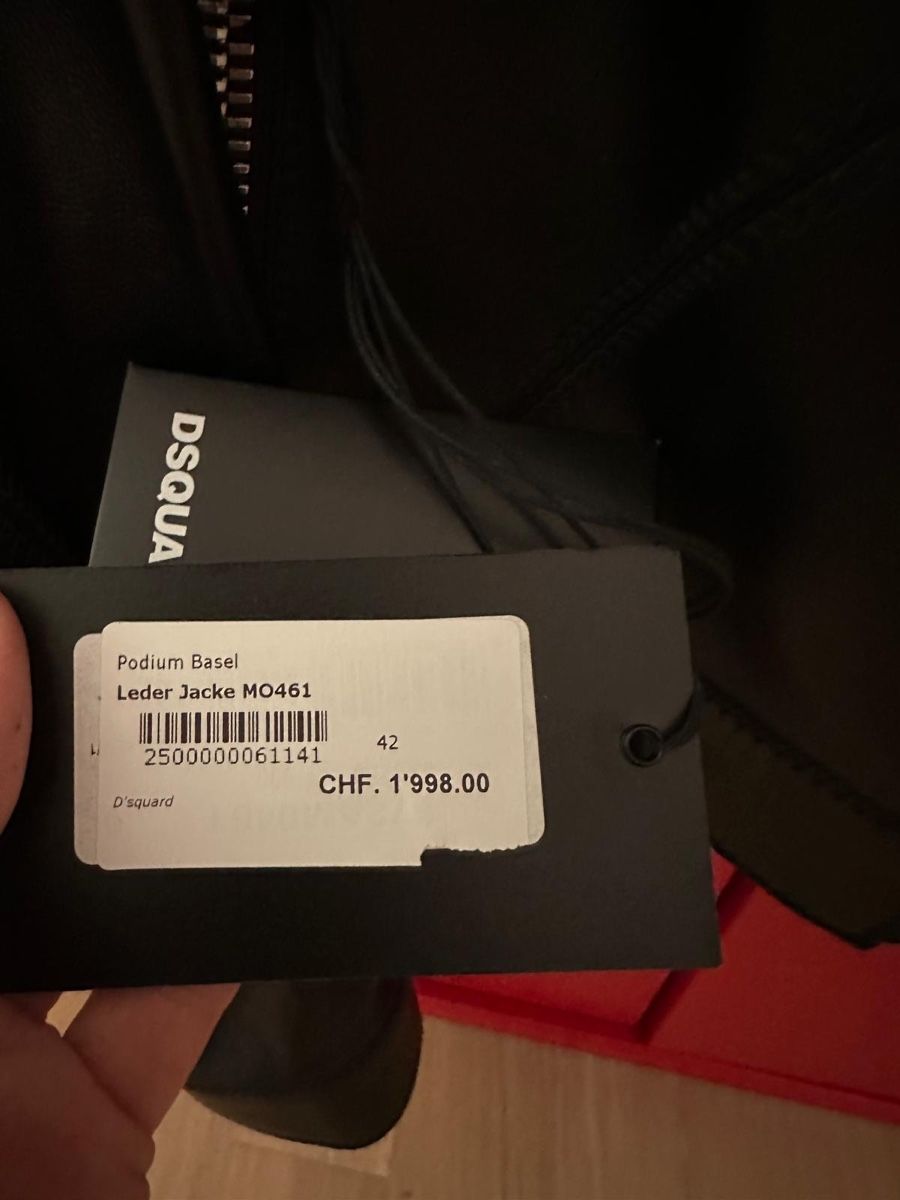 Dsquared2 Giacche: DSQUARED2 Lederjacke – Nuovo e nell'imballaggio originale da Binningen venduto da Yuliya15 4