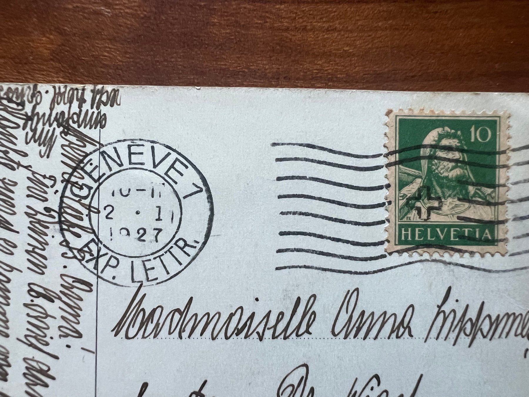 Cartes postales: AK    1927 Genf   (G1817) – D'occasion à Hinwil par Sidi4 1