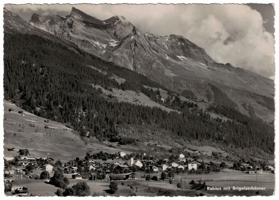 Cartoline postali: Rabius, gelaufen 1957 – Usato da Frauenfeld venduto da POML