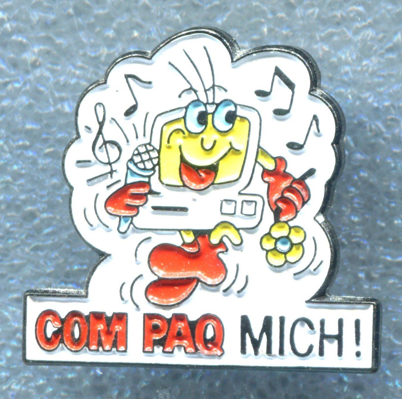 Plaketten & Abzeichen: COM PAQ MICH ! – Gebraucht aus Winterthur von Sammleroase