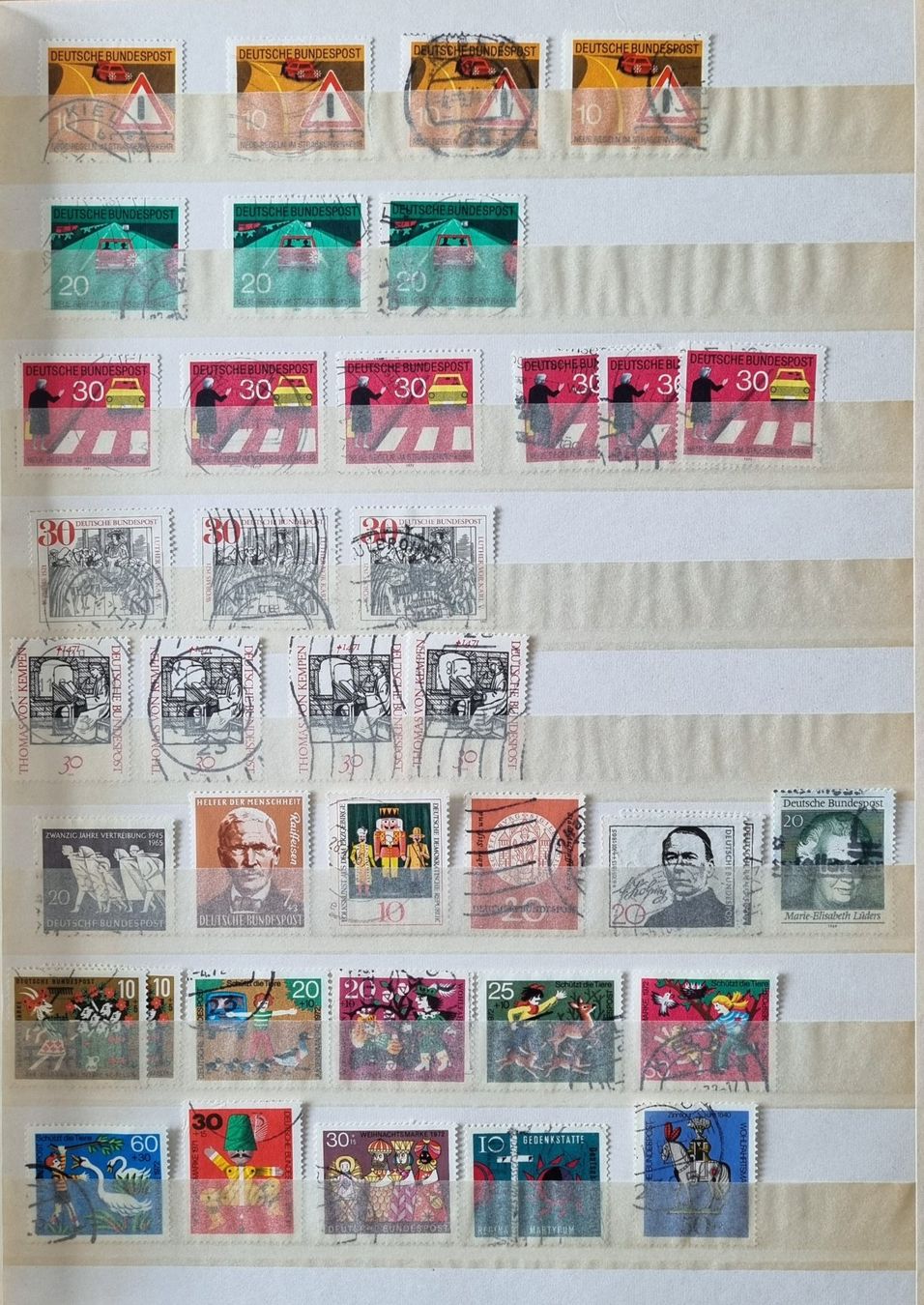 Tutti i francobolli: BRD Briefmarken Album Deutsche Bundespost – Usato da Thun venduto da yvonne.95 4