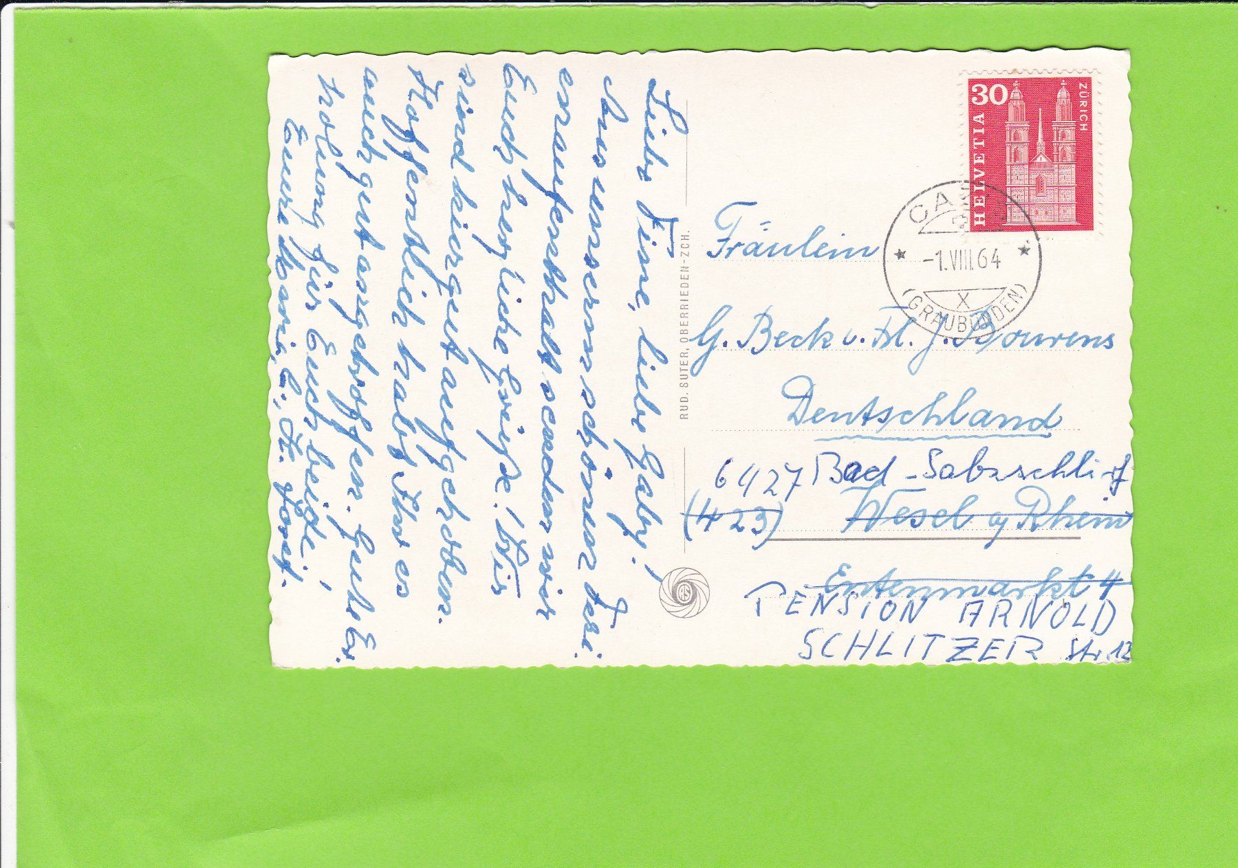 Cartes postales: Cazis GR – D'occasion à St. Peterzell par neckertal 1