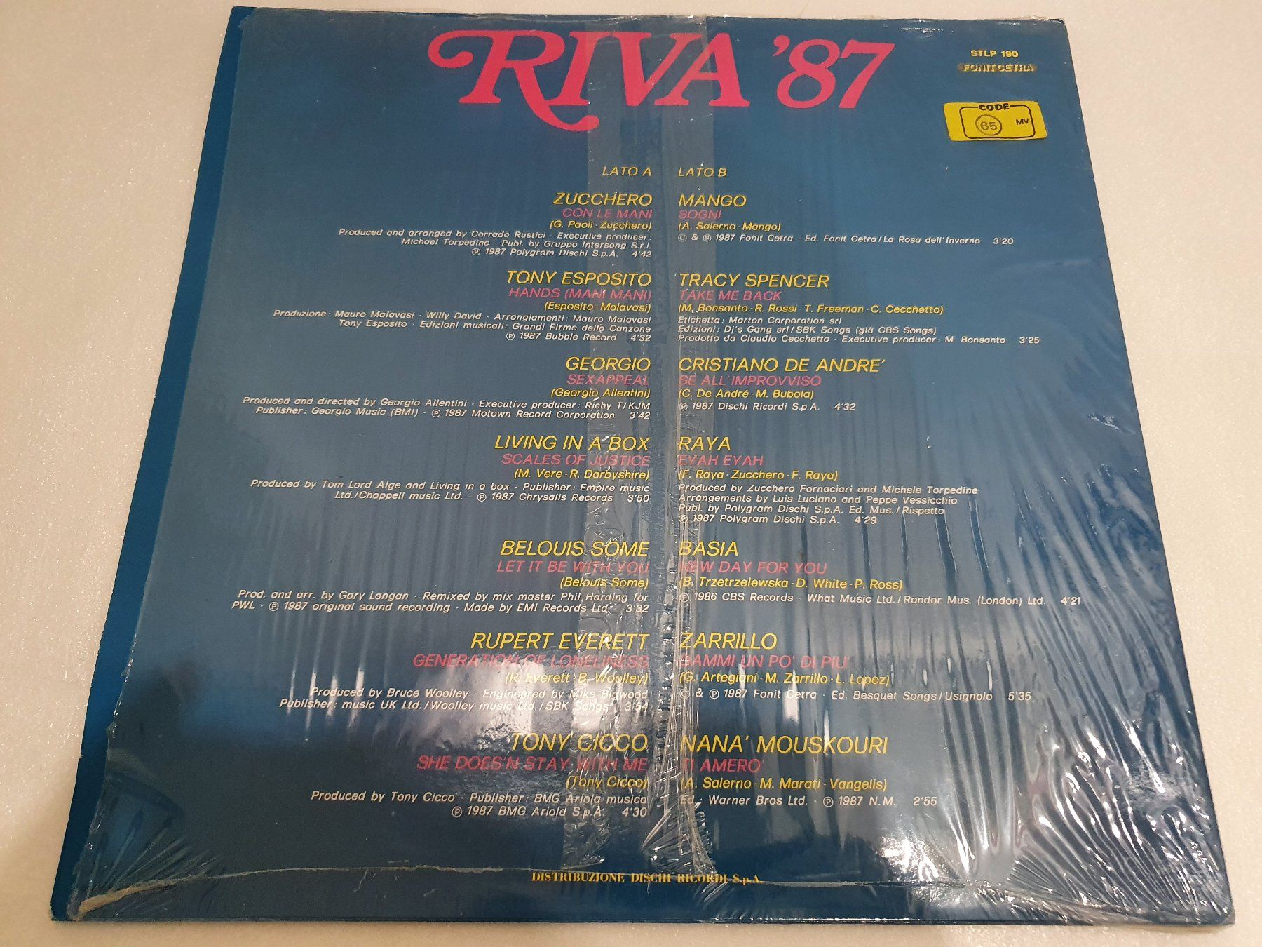 Schallplatten: Riva '87 – Gebraucht aus Uster von Vinyl-Leidenschaft 1