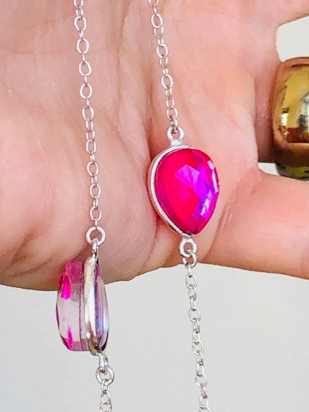 Catenine: Rainbow Fire Topaz Ethnic Handmade – Nuovo e nell'imballaggio originale da Genève venduto da AGBERG 4