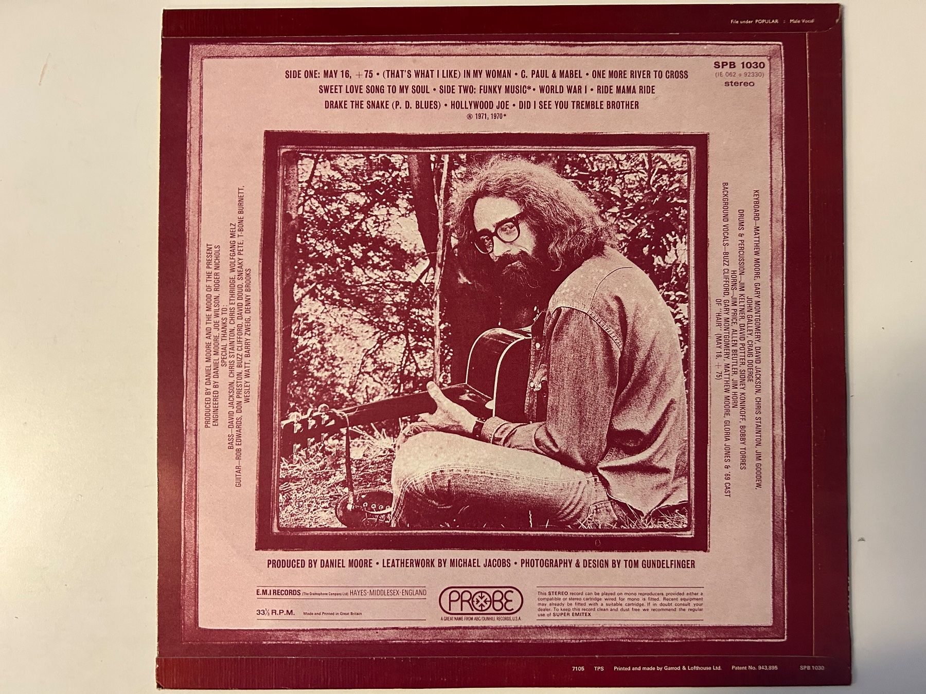 Schallplatten: Daniel Moore - Same, Vinyl Schallplatte – Gebraucht aus Aesch BL von BlueMusicRecords 1