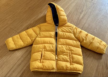 Steppjacke Junge gelb Grösse 92 guter Zustand