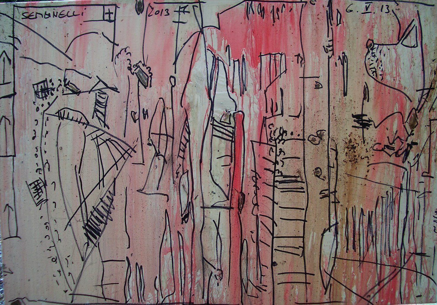 Gemälde: Stephan Sembinelli / Original / 70 × 100 cm / Mischtechnik – Neu (gemäss Beschreibung) aus Welschenrohr von StarRecordsGmbH