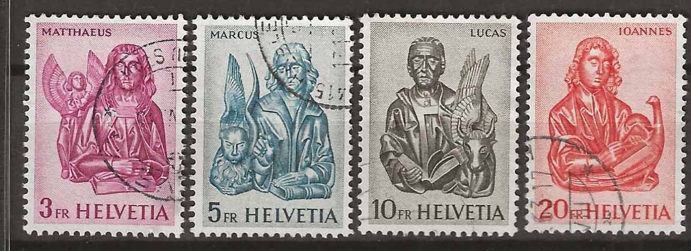 Tous les timbres: CH381 - Evangélistes obl. – D'occasion à Trélex par Phil_Albert