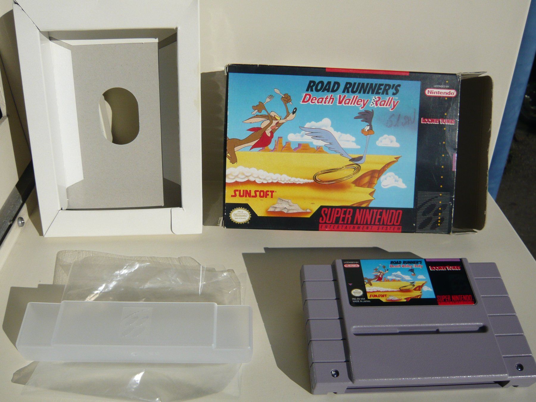 Nintendo Giochi: SNES: - Road Runner's Death Valley Rally, avec Boîte – Usato da Onex venduto da Jaguar1986 3