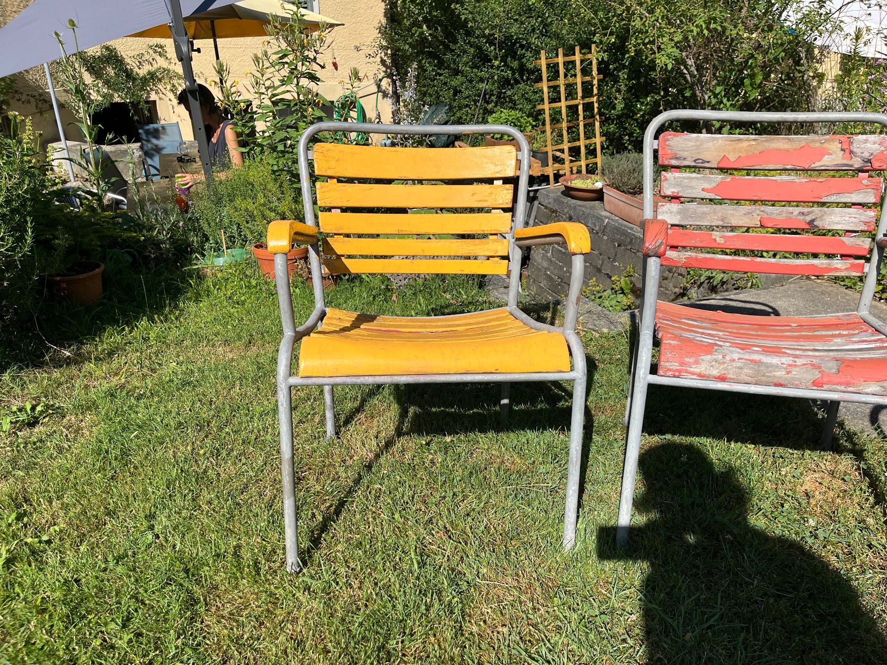 Sedie: Stuhl Garten Vintage Holz – Usato da Zürich venduto da schweinsbraten 5