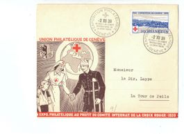 CH Brief Rotes Kreuz Genf nach La Tour de Peilz - SST 1939