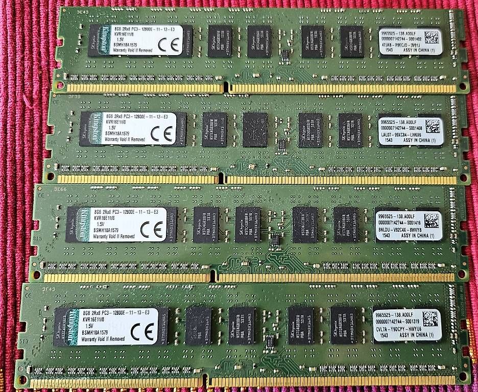 Mémoires / RAM: RAM 4x8GB DDR3  – D'occasion à Kölliken par mischlal
