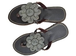 Handgemachte Leder-Sandalen - Silbern 37 🔥 50% SALE