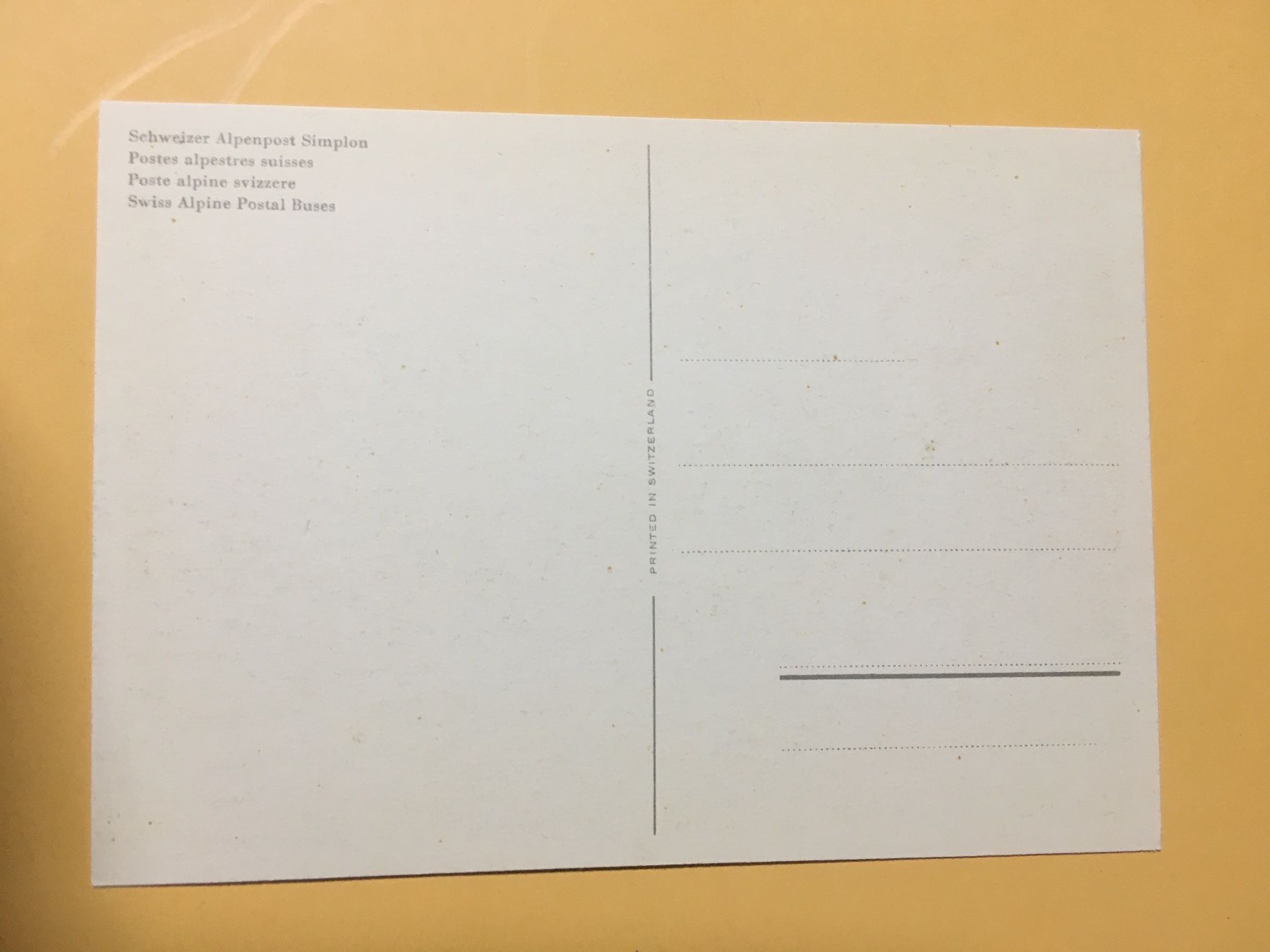 Cartes postales: Simplon Denkmal Postauto Wallis – D'occasion à Küttigen par Melisch1000 1