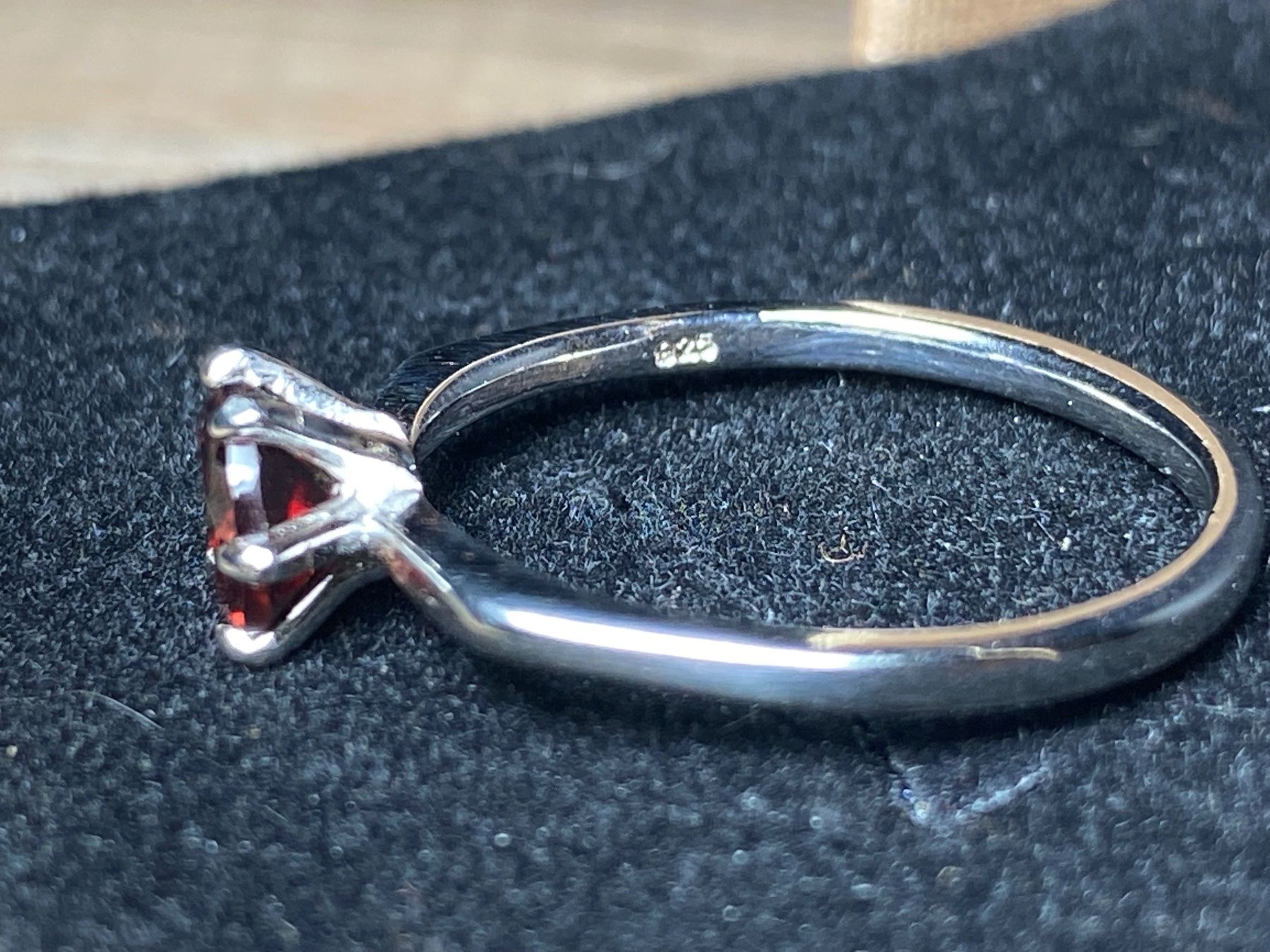 Ringe: Granat Ring Silber 925 vergoldet 💎✨ – Neu und originalverpackt aus Laax GR von Kiki-Kingdom2 5