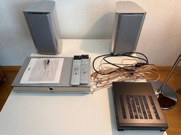 HiFi-Set PIEGA Lautsprecher und Loewe Blu-ray Disc Player