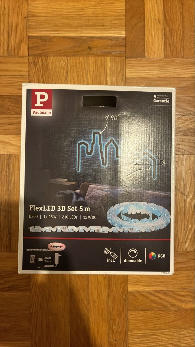 Paulmann Lampade: Ruban LED Paulmann FlexLED 3D Set 5m neuf – Nuovo e nell'imballaggio originale da Semsales venduto da R.zz_llo7