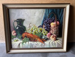 Gemälde Stilleben E.Seidler 1981 68 x 53 cm