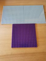 Lego Platten 3 Stück violett und hellblau 16 x 16