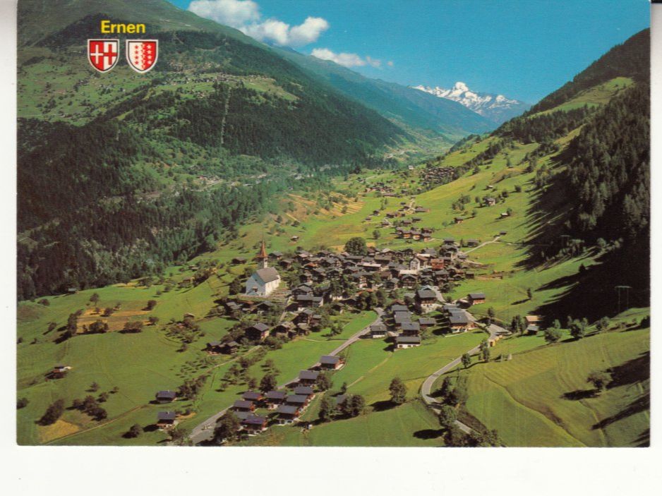 Cartoline postali: Ernen 1980 – Usato da Bürglen TG venduto da StampGraf