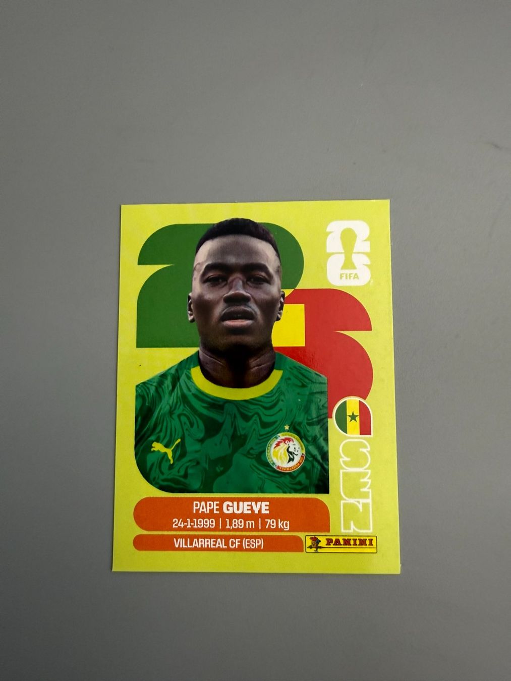 Panini Cartes à collectionner: Panini Pape Gueye SEN11 – D'occasion à Liebefeld par Ronaldo-1996