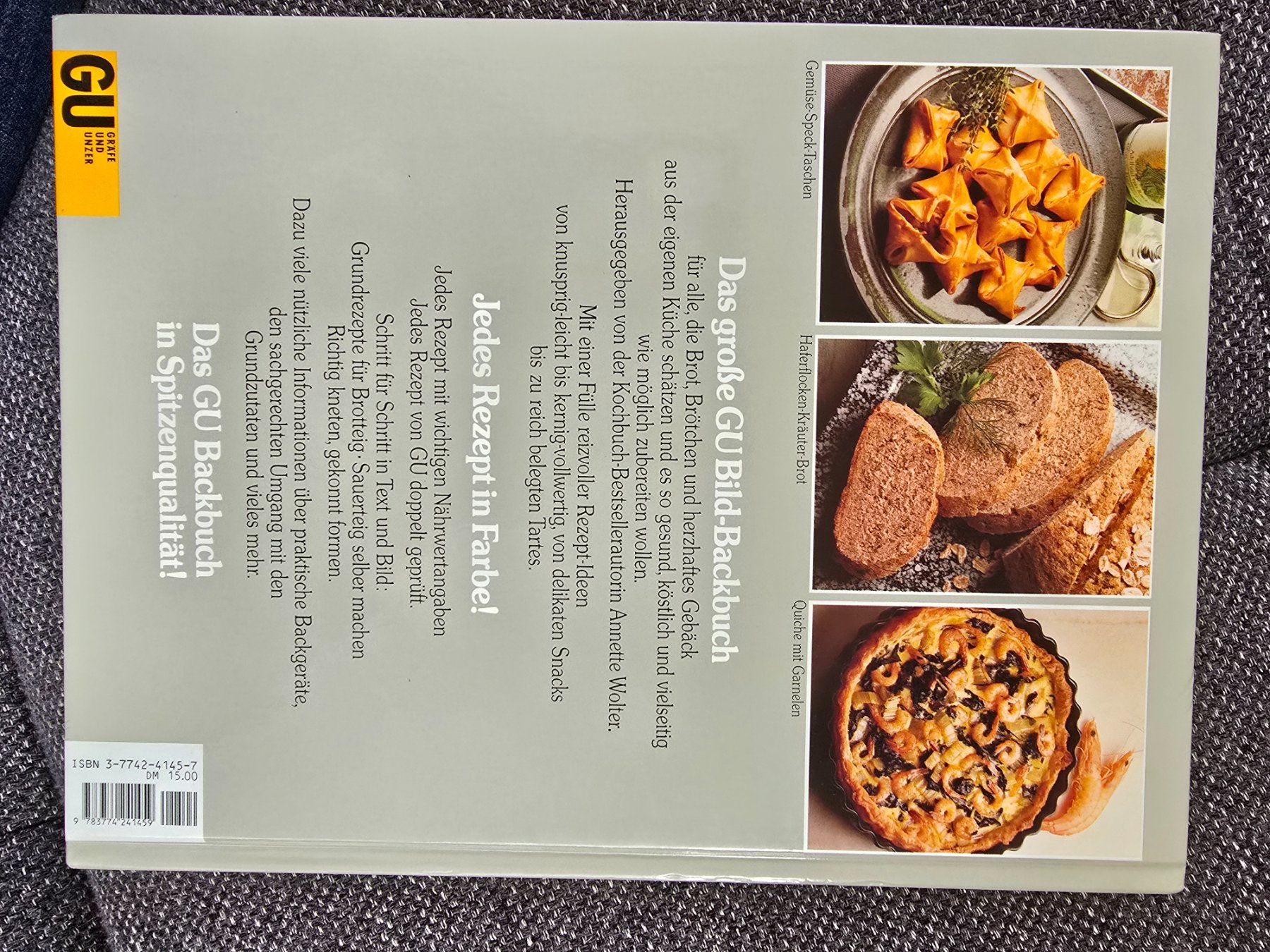 Libri: Backbuch "Brot und herzhaftes Gebaeck" – Usato da Büttikon AG venduto da Amineah 1
